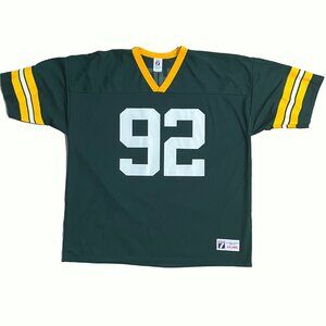 Vintage Logo 7 Reggie White Green Bay Packers NFL Jersey #92 Size XXL